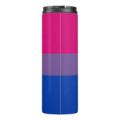 Biseksuele Pride Vlag Thermosbeker (Achterkant)