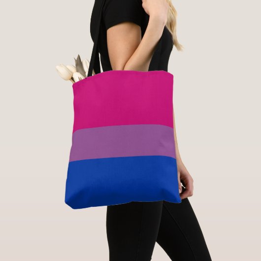 Biseksuele Pride-vlag Tote Bag (Dichtbij)