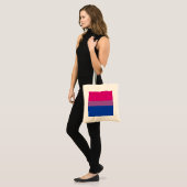 Biseksuele Pride-vlag Tote Bag (Voorkant (model))