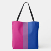 Biseksuele Pride Vlag Tote Bag (Achterkant)