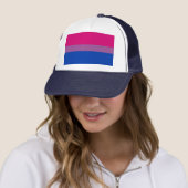 Biseksuele Pride-vlag Trucker Pet (In situ)