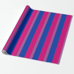 Biseksuele Pride Vlag Verticaal Cadeaupapier