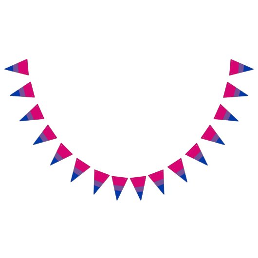 Biseksuele Pride-vlag Vlaggetjes (Alle)