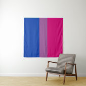Biseksuele Pride-vlag Wandkleed (In Situ (horizontaal))