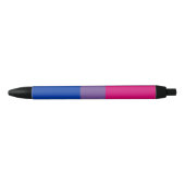 Biseksuele Pride Vlag Zwarte Inkt Pen (Voorkant)