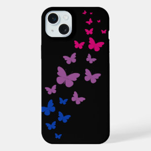 Biseksuele Pride Vlinder Trail iPhone 15 Plus Case