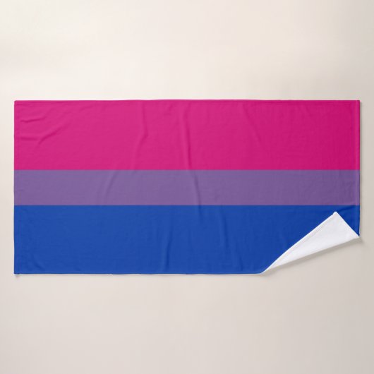 Biseksuele Pridevlag Badhanddoek (Badhanddoek)
