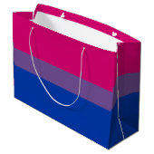 Biseksuele Pridevlag Groot Cadeauzakje (Achterkant Gekanteld)