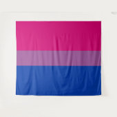 Biseksuele Pridevlag Horizontaal Wandkleed (Voorkant (horizontaal))