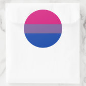 Biseksuele Pridevlag Ronde Sticker (Tas)