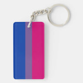 Biseksuele Pridevlag Sleutelhanger (achterkant)