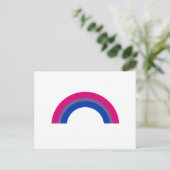 Biseksuele Regenboog Briefkaart (Staand voorkant)