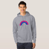 Biseksuele Regenboog Hoodie (Voorkant volledig)
