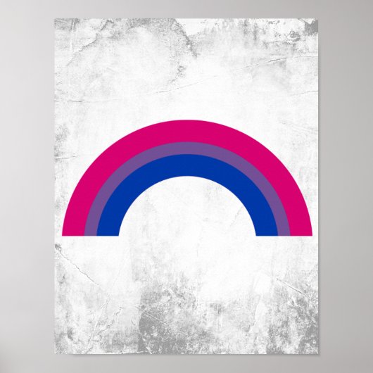 Biseksuele Regenboog Poster (Voorkant)