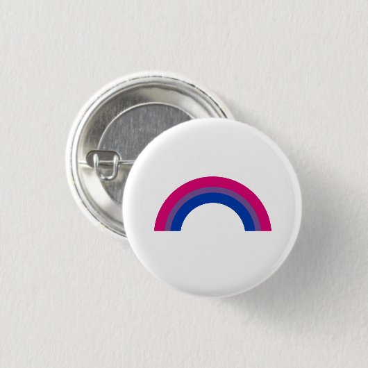 Biseksuele Regenboog Ronde Button 3,2 Cm (Voorkant /achterkant)