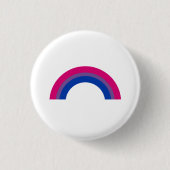 Biseksuele Regenboog Ronde Button 3,2 Cm (Voorkant)
