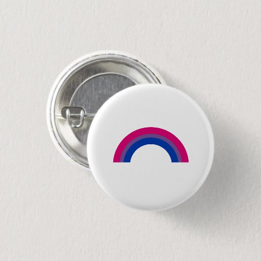 Biseksuele Regenboog Ronde Button 3,2 Cm (Voorkant /achterkant)