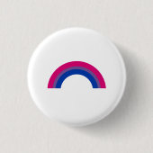 Biseksuele Regenboog Ronde Button 3,2 Cm (Voorkant)