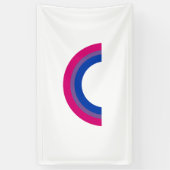 Biseksuele Regenboog Spandoek (Verticaal)