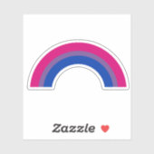 Biseksuele Regenboog Sticker (Vel)