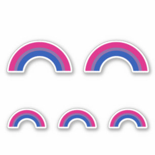 Biseksuele Regenboog Sticker