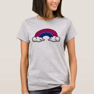 Biseksuele Regenboog van trots T-shirt
