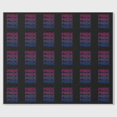 Biseksuele Retro Pride Cadeaupapier (Vlak)