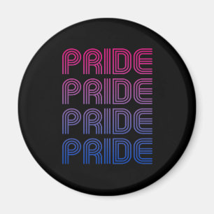 Biseksuele Retro Pride Magneet