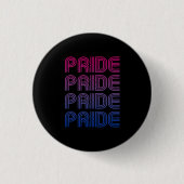 Biseksuele Retro Pride Ronde Button 3,2 Cm (Voorkant)
