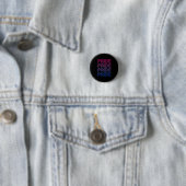 Biseksuele Retro Pride Ronde Button 3,2 Cm (In situ)
