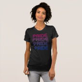 Biseksuele Retro Pride T-shirt (Voorkant volledig)