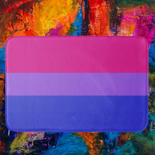 Biseksuele Stolz Badmat: Levendig Steun Badmat