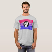 Biseksuele Stolzheid Vuist Pride T-shirt (Voorkant volledig)