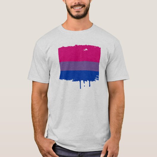 BISEKSUELE STREEPEN ONTWERP T-SHIRT (Voorkant)