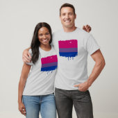 BISEKSUELE STREEPEN ONTWERP T-SHIRT (Unisex)