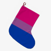 Biseksuele trots (Bi-vlag) Grote Kerstsok (Voorkant (Hangend))