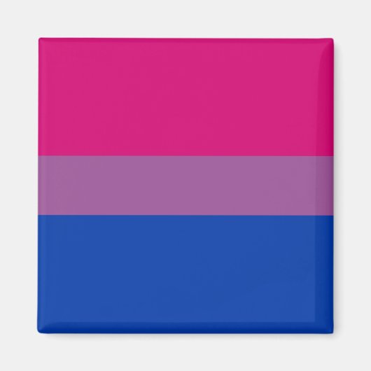 Biseksuele trots (Bi-vlag) Magneet (Voorkant)