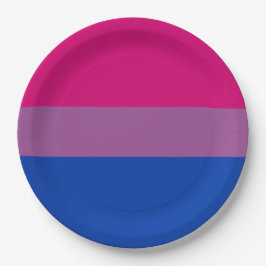 Biseksuele trots (Bi-vlag) Papieren Bordje