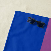 Biseksuele trots (Bi-vlag) Strandlaken (In situ)