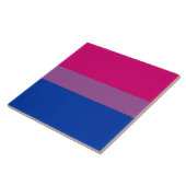 Biseksuele trots (Bi-vlag) Tegeltje (Zijkant)