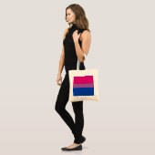 Biseksuele trots (Bi-vlag) Tote Bag (Voorkant (model))