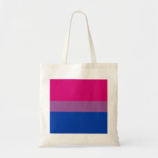 Biseksuele trots (Bi-vlag) Tote Bag (Voorkant)