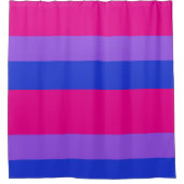Biseksuele trots douchegordijn: vet en helder douchegordijn (Voorkant)