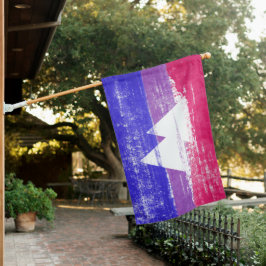 Biseksuele trots en symbool vlag -