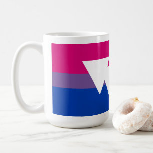 Biseksuele trots en symbool vlag - koffiemok
