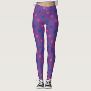Biseksuele trots medium hart legging