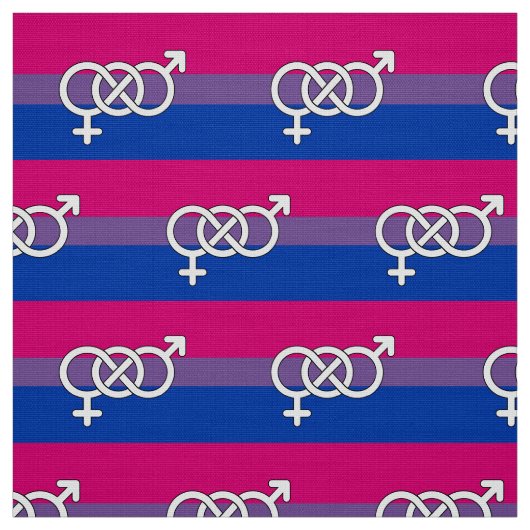 Biseksuele trots symbool vlag stof (Swatch)