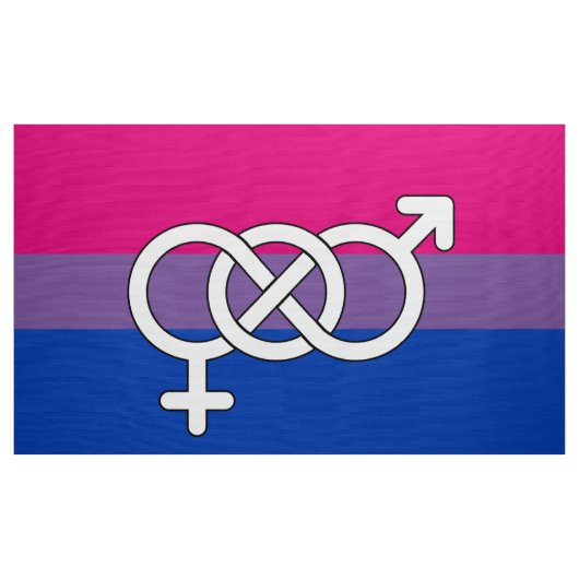 Biseksuele trots symbool vlag stof (Yard (91,4 cm))