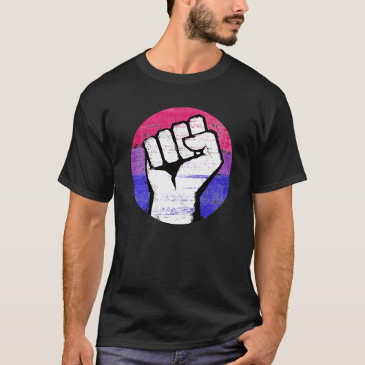 Biseksuele trots t-shirt (Voorkant)