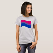 Biseksuele trots t-shirt (Voorkant volledig)